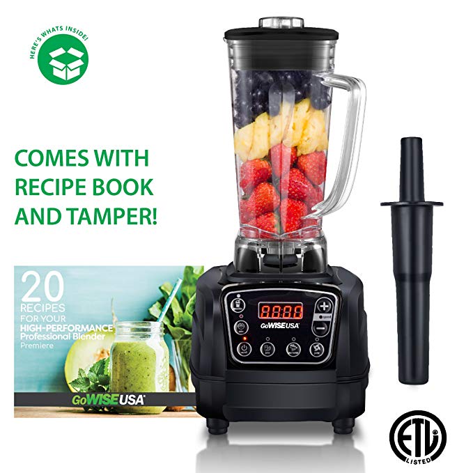 An image related to GoWISE USA GW22502 8-Speed 1450 W Professional Blender