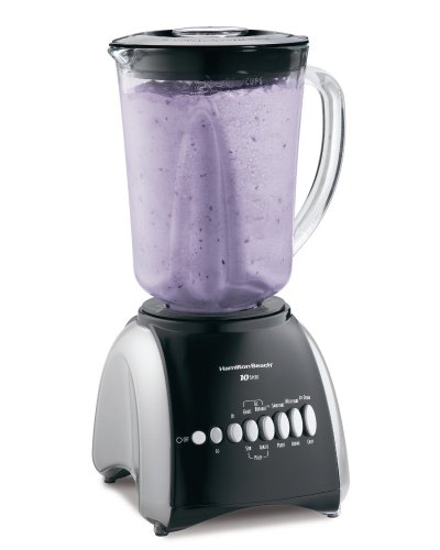 An image of Hamilton Beach 50235 Black 10-Speed 550 W Blender