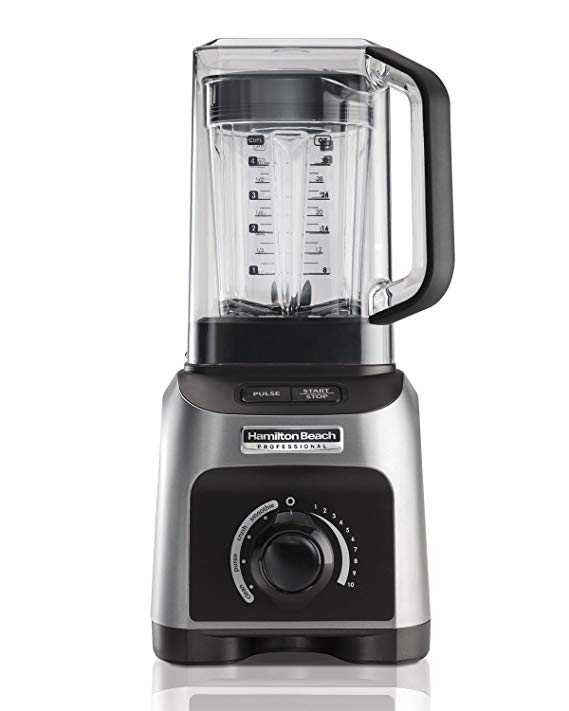 An image of Hamilton Beach 58870 Silver Variable Speed Dial 1500 W Professional Blender | Trusted Blenders 