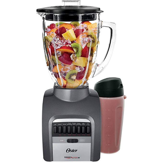 An image of Oster Black 14-Speed 450 W Smoothie Blender