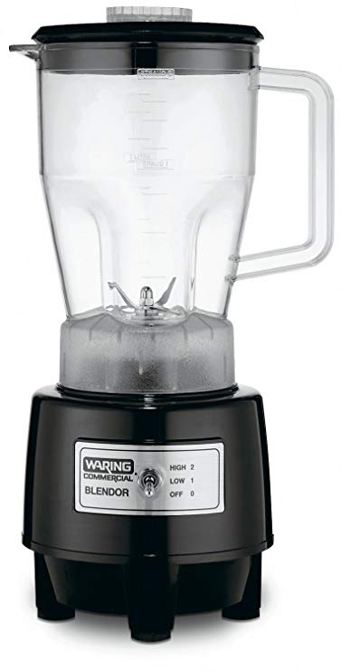 An image related to Waring Commercial HGB140 Black 2-Speed Blender