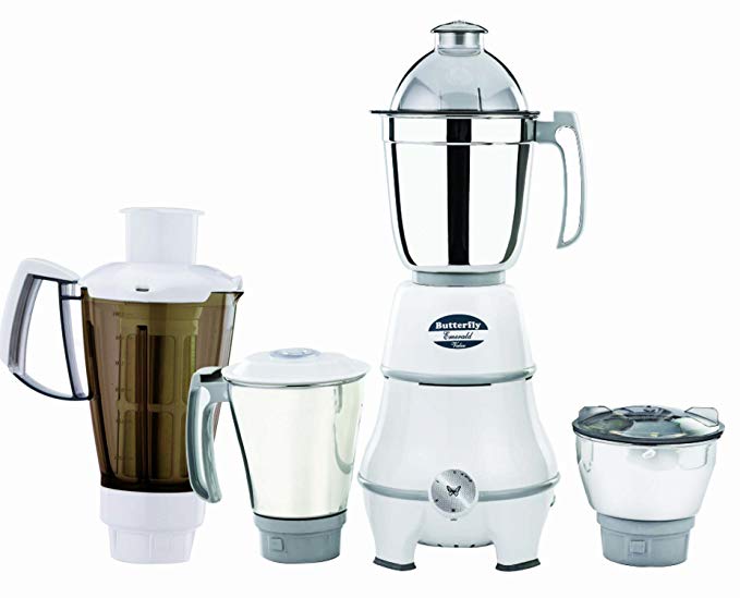 An image of Butterfly Emerald-4Jar White 750 W Blender | Trusted Blenders 