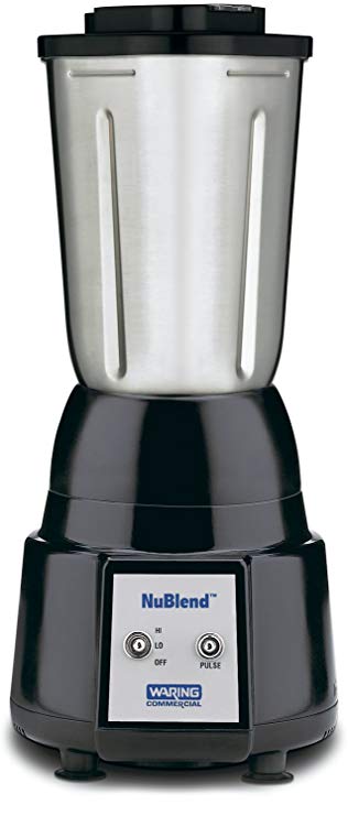 An image of Waring Commercial BB180S Black 2-Speed Blender