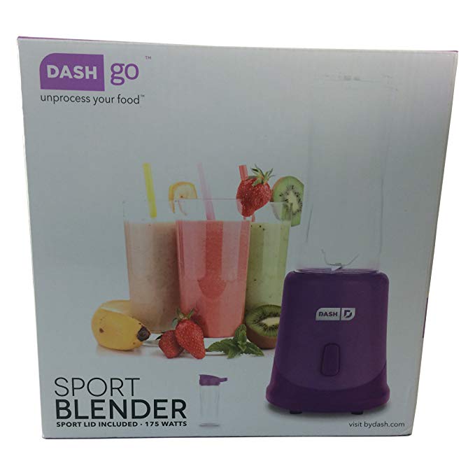 An image of Dash DPBD002 Purple 175 W Personal Blender