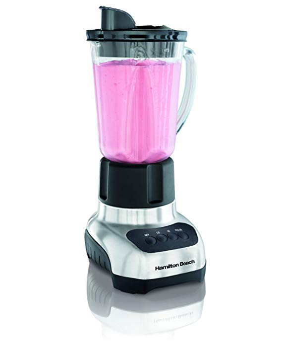 An image of Hamilton Beach 54227 Black and Silver 2-Speed 700 W Blender | Trusted Blenders 