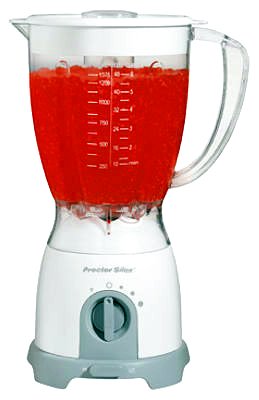 An image of Hamilton Beach Gray and White 8-Speed 375 W Blender | Trusted Blenders 