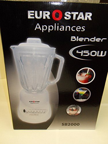 An image of EUROSTAR White 10-Speed 450 W Blender