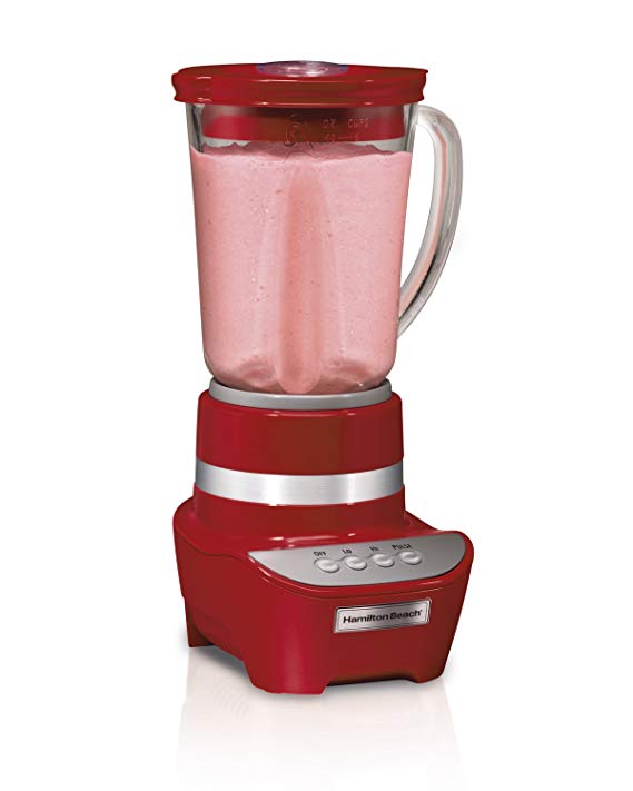 An image of Hamilton Beach 53206 Red 2-Speed 700 W Blender