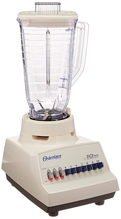 An image of Oster 4173 White 10-Speed 350 W Blender | Trusted Blenders 