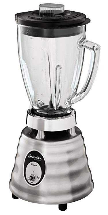 An image of Oster 004096-009-NP0 Chrome 2-Speed 1000 W Blender | Trusted Blenders 