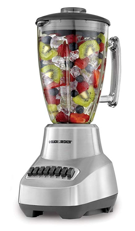 An image of Black & Decker BL3500S Silver 12-Speed Blender