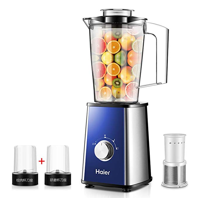 An image of W&lx Silver and Blue 500 W Blender | Trusted Blenders 