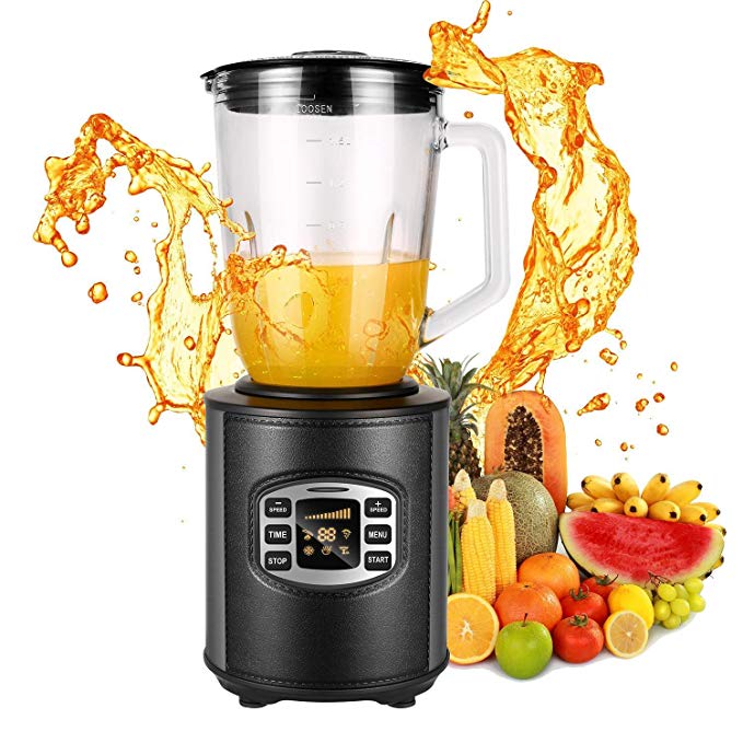 An image of PEATAO Black Variable Speed Dial 800 W Smoothie Blender | Trusted Blenders 