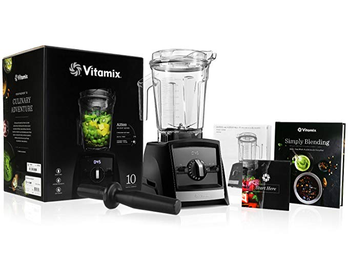 An image of Vitamix A2500 Black Variable Speed Dial Blender | Trusted Blenders 