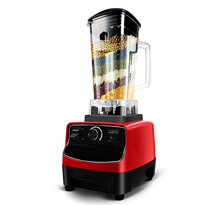 An image of AVOLUTION Black and Red 2000 W Professional Blender | Trusted Blenders 