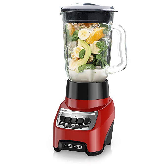 An image of Black & Decker BL1210RG Red 10-Speed 700 W Blender