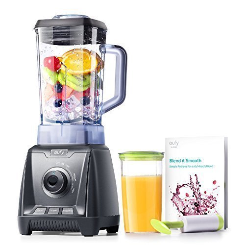 An image related to Eufy AK-T61101F1 Black and Gray 3-Speed 1200 W Professional Blender