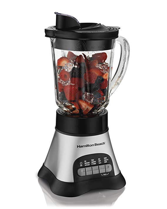 An image of Hamilton Beach 58160 Silver 700 W Personal Blender | Trusted Blenders 