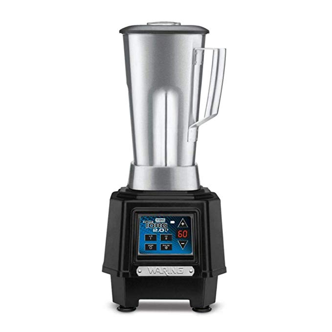 An image of Waring Commercial TBB160S6 Black 2-Speed 1500 W Blender | Trusted Blenders 