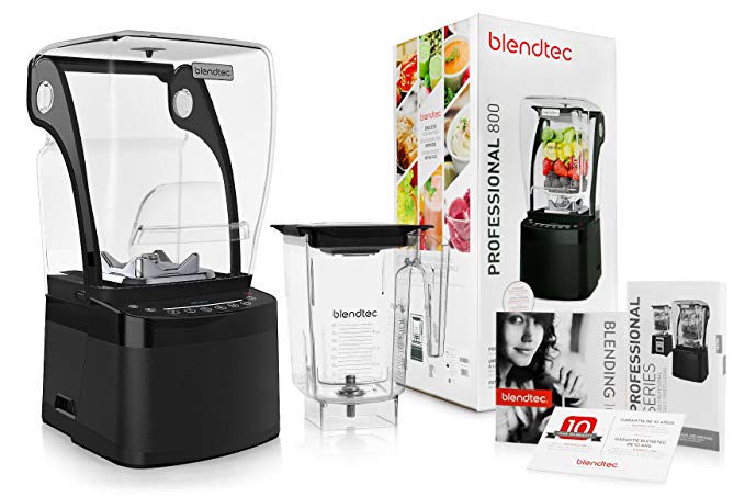 An image of Blendtec 800 Black 11-Speed 1800 W Professional Blender