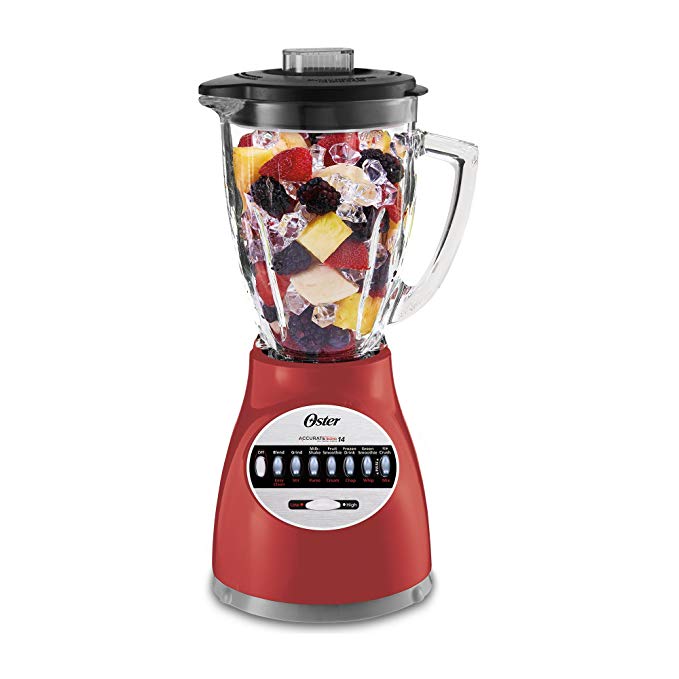 An image related to Oster 006694-R00-R01 Red 14-Speed Blender