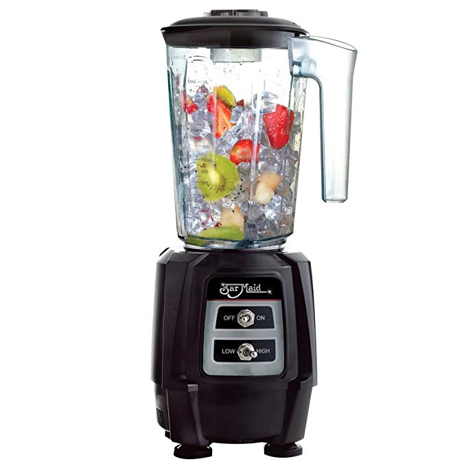 An image of Bar Maid BLE-110 Black 2-Speed Blender