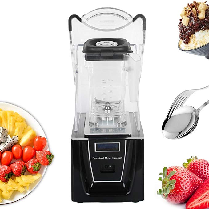 An image related to ITOPKITCHEN Black 2-Speed 1800 W Professional Blender