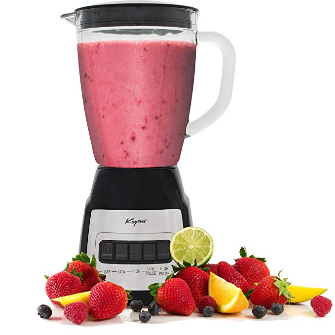 An image of Keyton K2-BLENDERBLK Black 4-Speed 500 W Blender | Trusted Blenders 