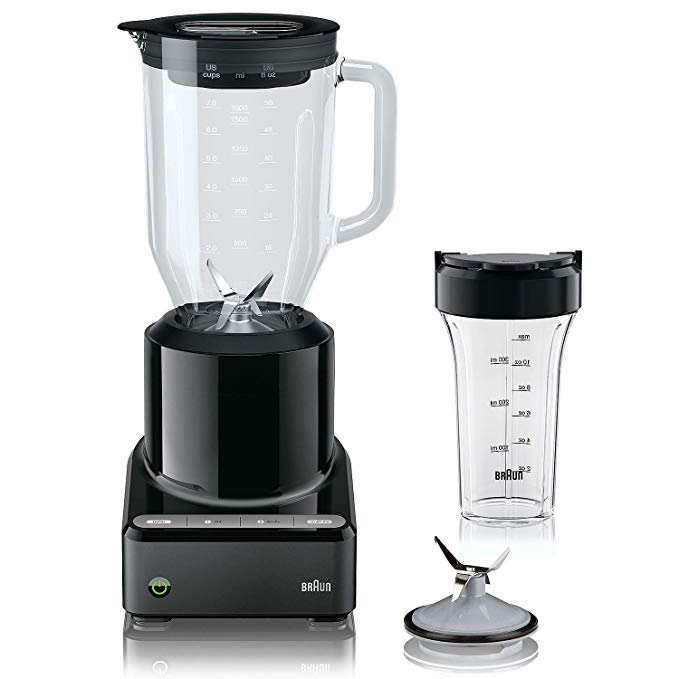 An image of PURE PLANT HOME JB7051 Black 2-Speed Smoothie Blender | Trusted Blenders 