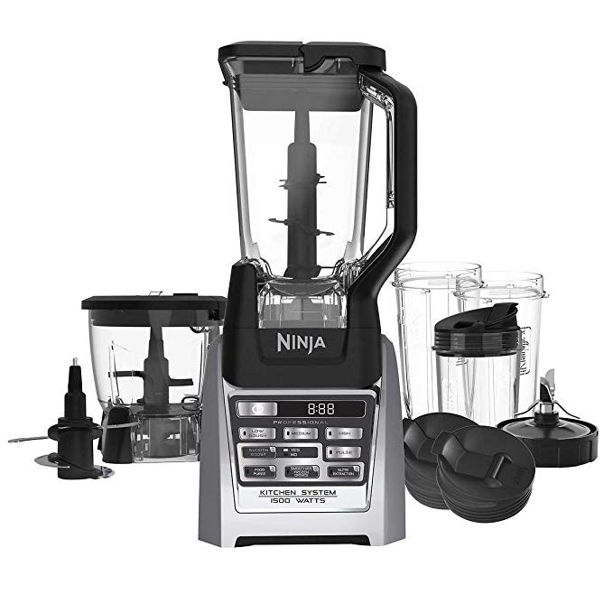 An image of Kitchen Systems Black 1500 W Blender | Trusted Blenders 