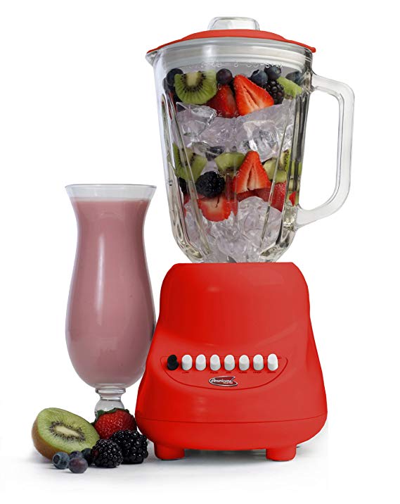 An image of Maxi-Matic EBL-2000GR Red 10-Speed 450 W Blender