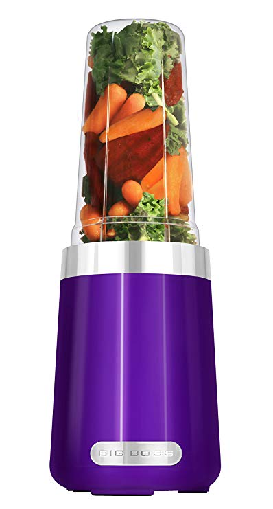 An image of Big Boss 9324 Purple 600 W Baby Food Personal Blender | Trusted Blenders 