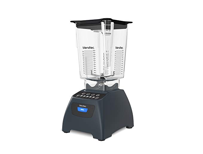 An image of Blendtec C575A2314A-A1AP1D Slate Gray 5-Speed 1575 W Baby Food Blender