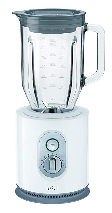 An image of Braun JB5160 WH White 11-Speed 1000 W Blender | Trusted Blenders 