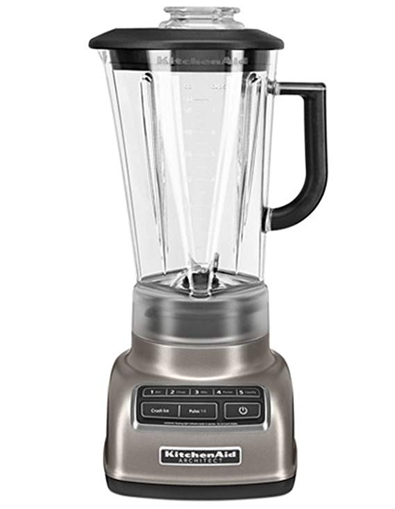 An image of KitchenAid KSB1575 Silver 5-Speed 500 W Blender | Trusted Blenders 