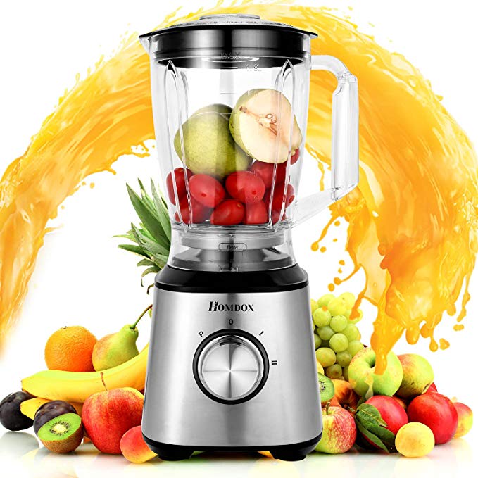 An image related to Homdox 000HFB005149 US Silver 2-Speed 800 W Personal Blender