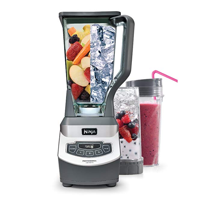 An image of Ninja BL660 Silver 3-Speed 1000 W Blender | Trusted Blenders 