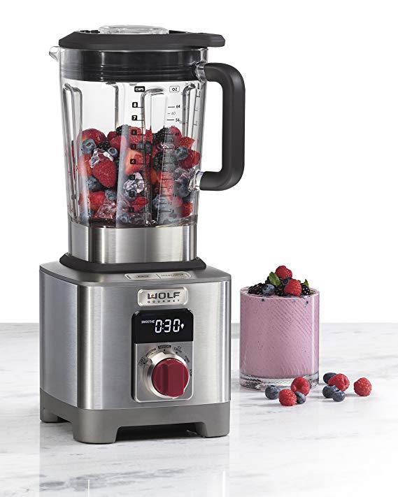 An image of Wolf Gourmet WGBL120S Red Blender