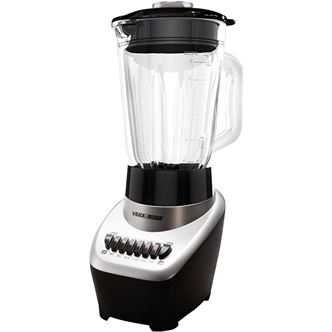 An image of Black & Decker BL1120SG Silver 12-Speed 550 W Blender | Trusted Blenders 