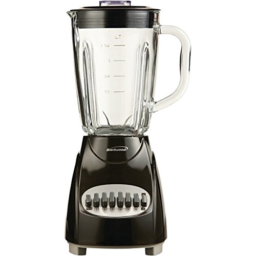 An image of Brentwood JB-220B Black 12-Speed 350 W Blender | Trusted Blenders 