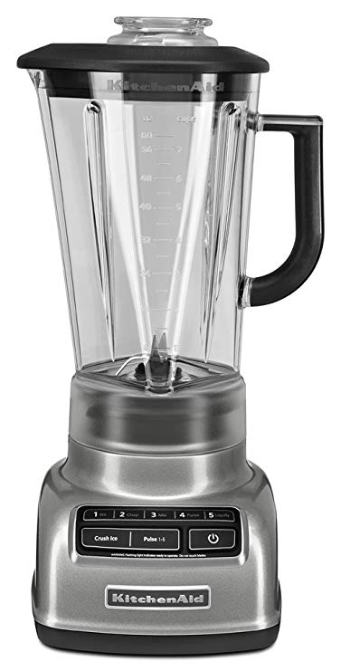 An image of KitchenAid KSB1575CU Contour Silver 5-Speed Blender