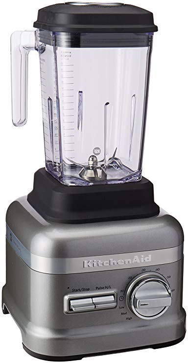 An image of KitchenAid KSBC1B0CU Contour Silver Blender | Trusted Blenders 