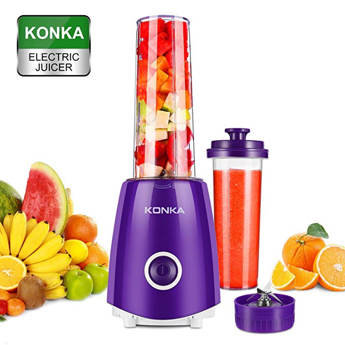 An image of KONKA Purple 300 W Smoothie Blender