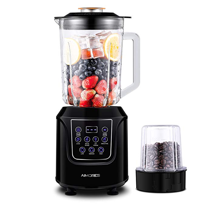 An image related to Aimores AS-UP1250 Black Smoothie Blender