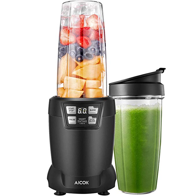 An image of AICOK WBL-003 Silver 1200 W Personal Blender | Trusted Blenders 