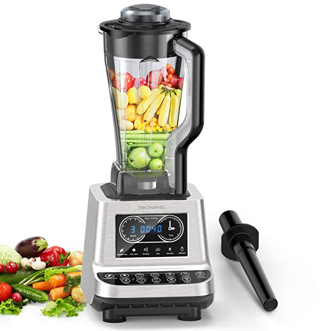 An image of Elechomes Black 2-Speed 1600 W Professional Blender | Trusted Blenders 