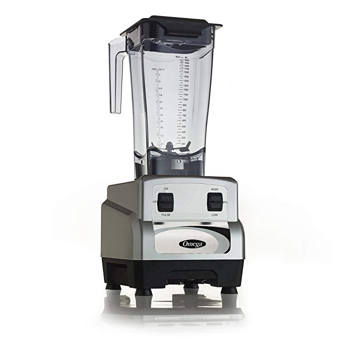 An image of Omega OM6160S Silver 1500 W Blender