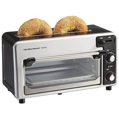 An image of Hamilton Beach 22720 2-Slice Black Wide Slot Toaster