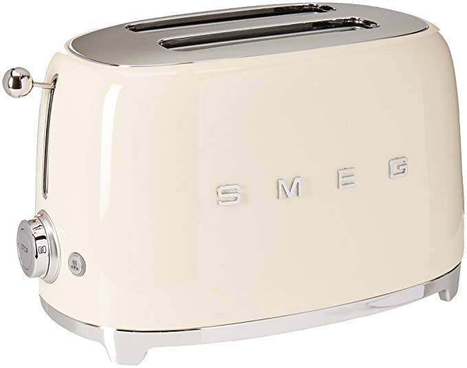 An image related to Smeg 2-Slice Cream 6-Mode Wide Slot Toaster