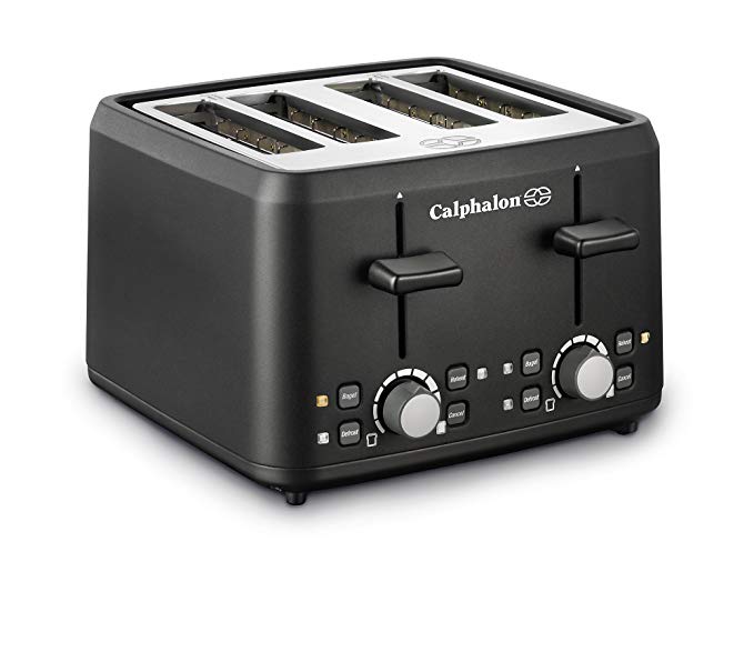 An image related to Calphalon 4-Slice Black Cool Touch Wide Slot Toaster